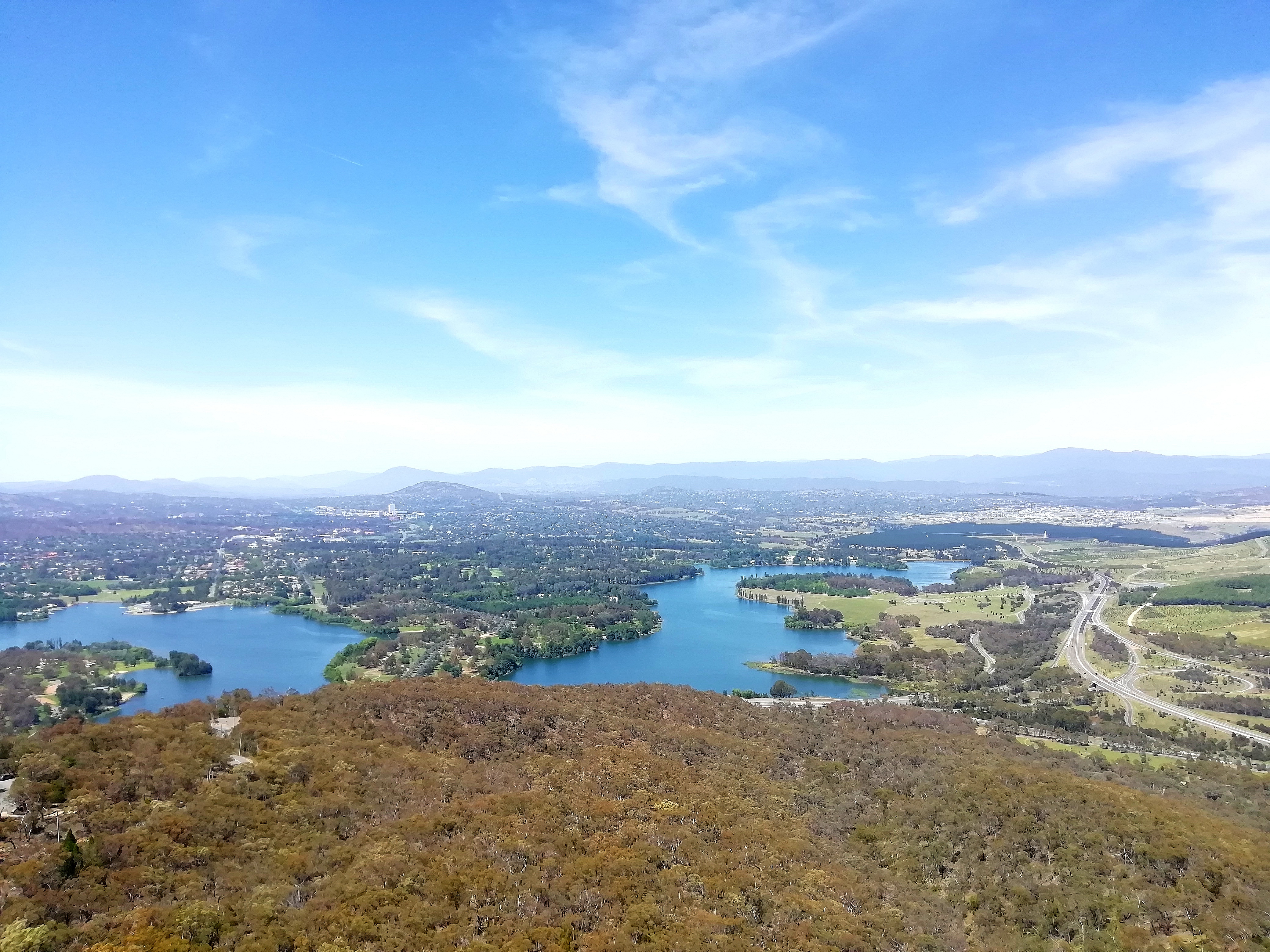 View of Canberra from the Telstra Tower